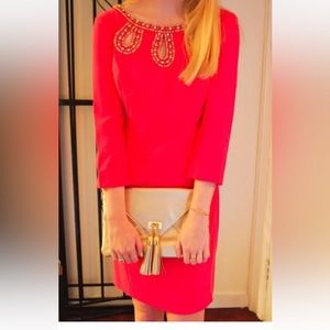 NWT 288.00 LILLY PULITZER BRONTE EMBELLISHED DRESS WATERMELON